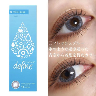 ACUVUE DEFINE 魅惑藍Fresh Blue 1 Day 30片 (門市現貨)